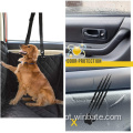 Capa do banco de trás do carro para cachorro com janela de malha